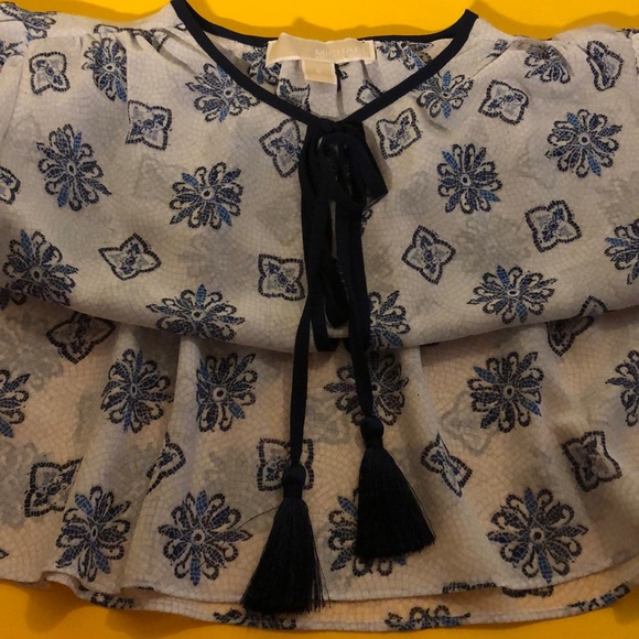 🆕 MICHAEL KORS wide long sleeve blouse - Picture 4 of 8